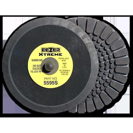 Eezer Products 5in PSA Heavy Duty Backup Pad, Soft Edge, 5/16x24 Male Thread 5595S